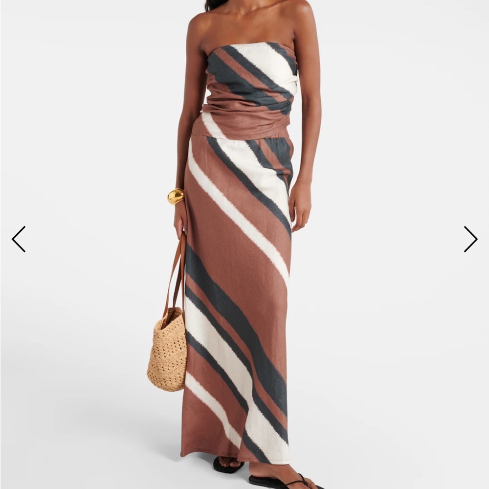 Faithful the Brand linen top and skirt set